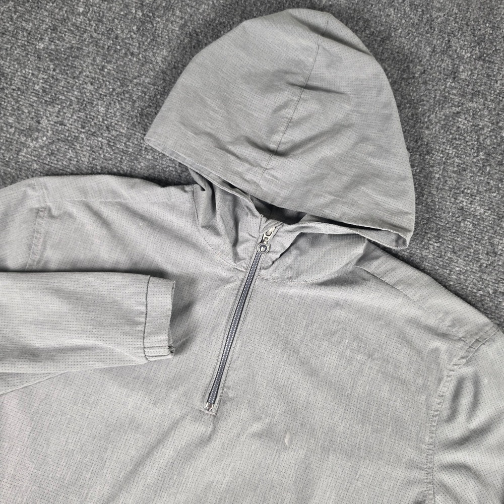 Linksoul Boardwalker AC Hoodie Mens M Grey Perforated Quarter Zip LS562